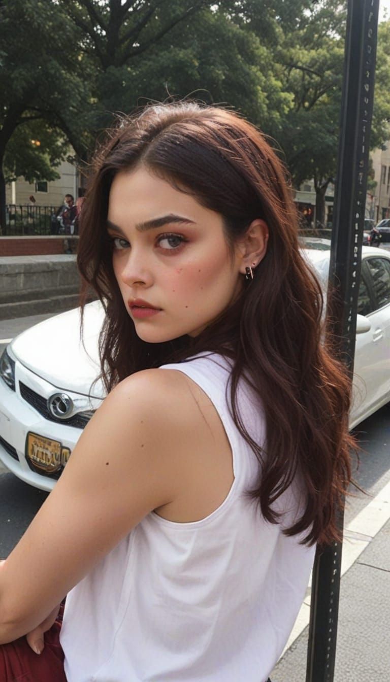 Mystical Superheroine Raven with Soulstone Amulet