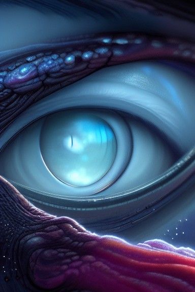 Cosmic Eye Universe: Detailed Matte Painting