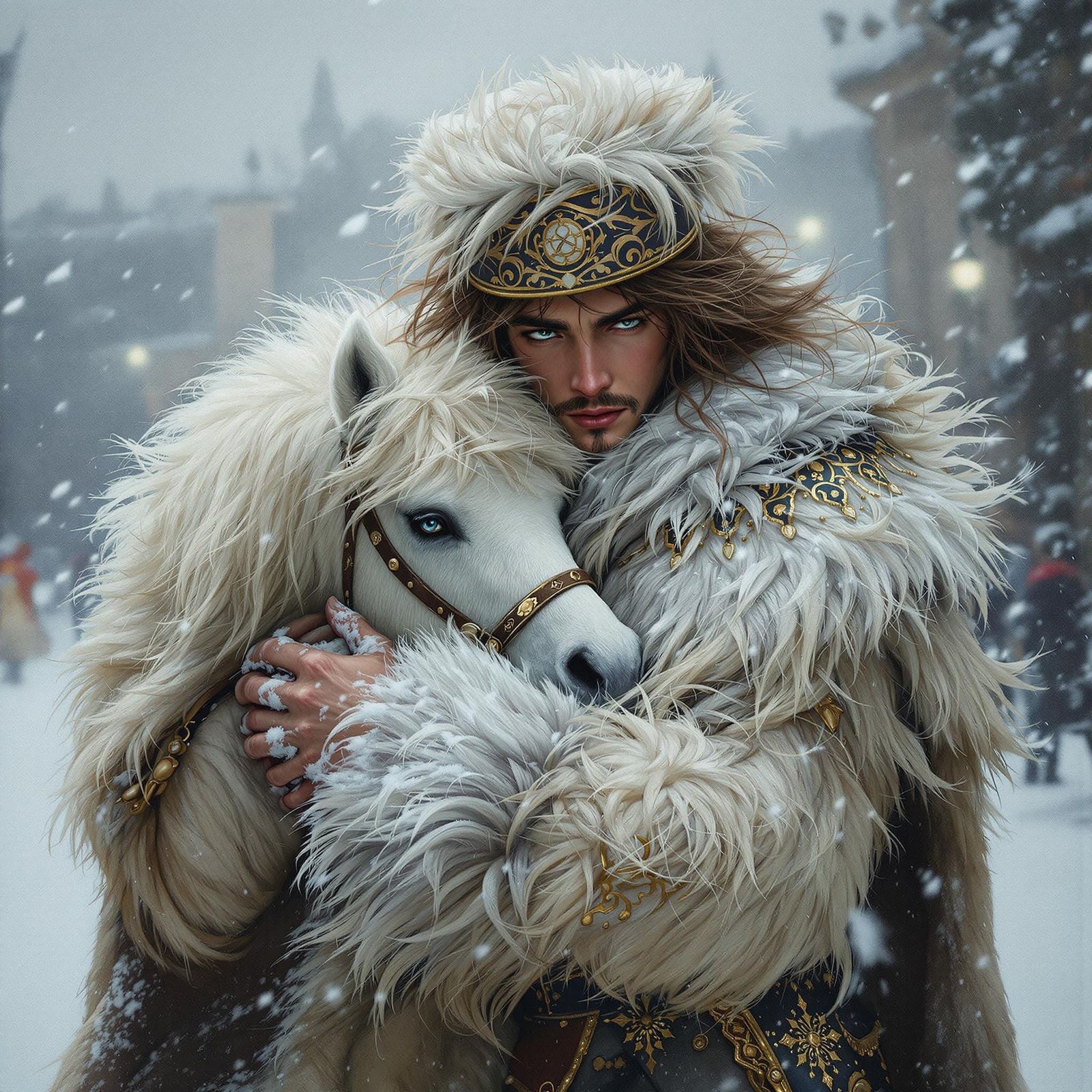 Frenzied French Officer in Blazing Blizzard