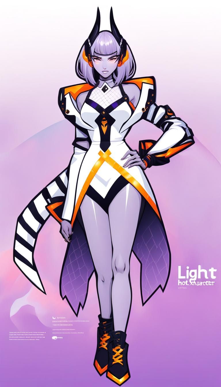 Stylish Character Portrait