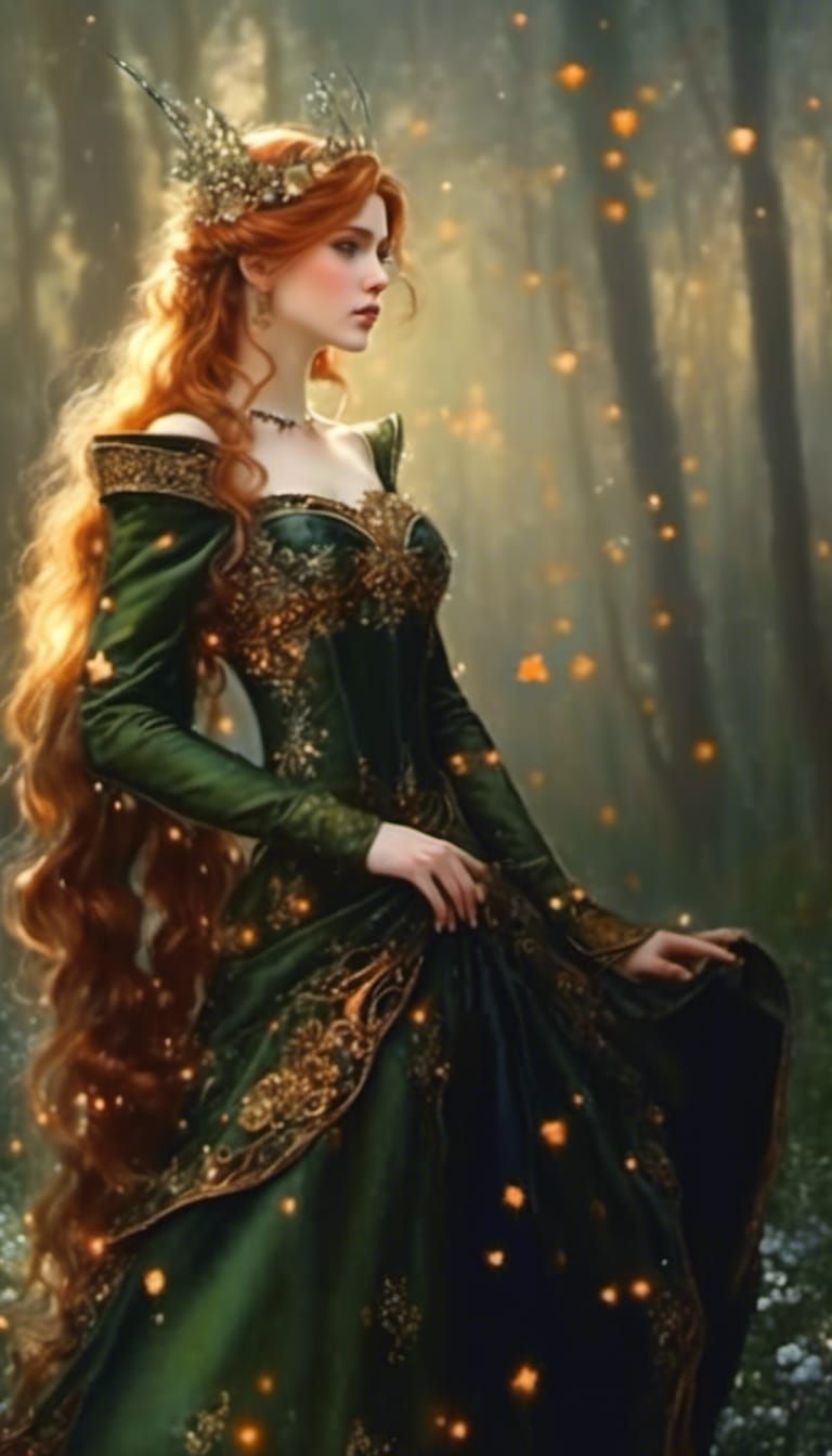 Enchanting Elf and Dwarf Portrait in Fantasy Art