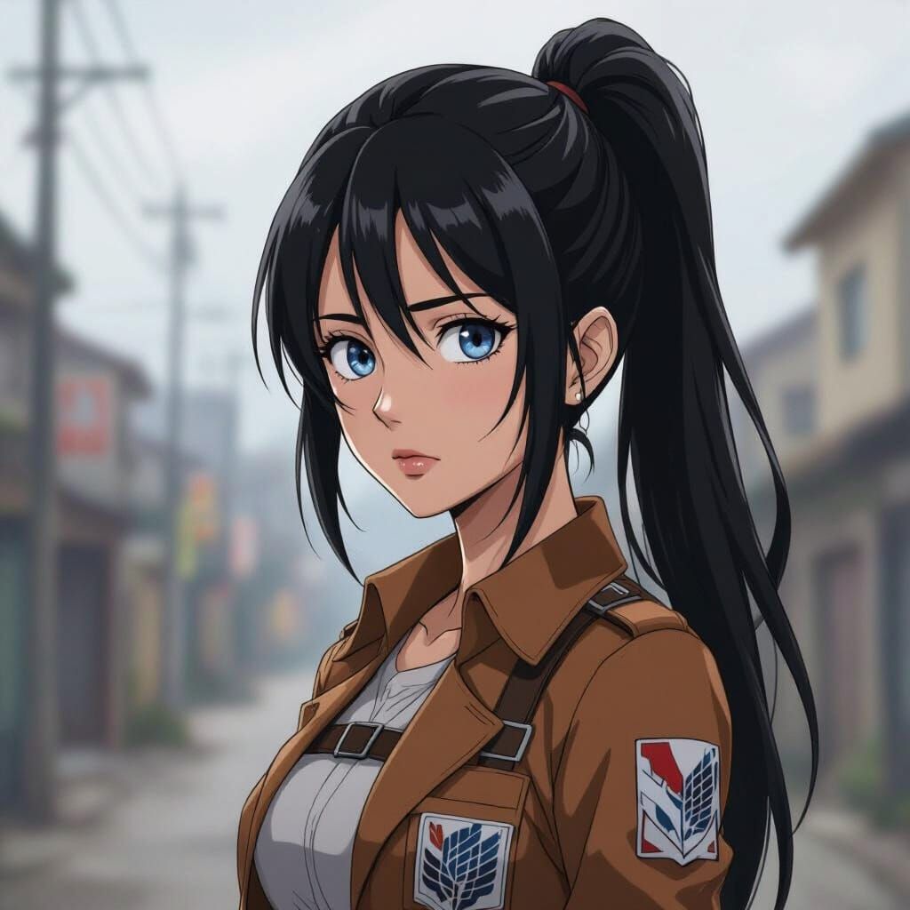 Attack on Titan Original Character in Scout Uniform