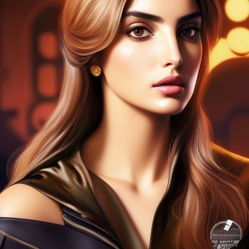 Ana de Armas as International Superspy Portrait