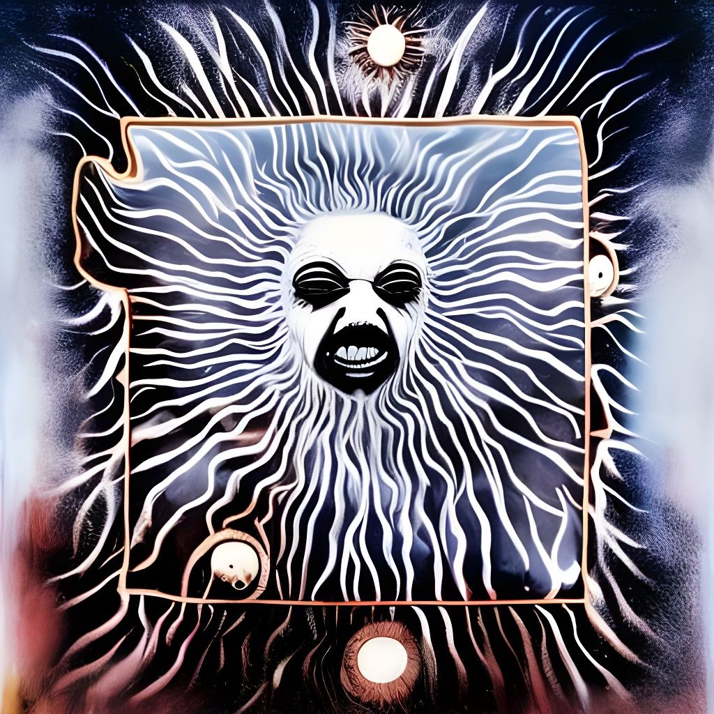 Wrathful Sun in Surrealist Style