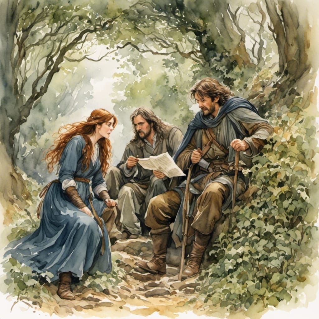 Fantasy Character Portrait Generated with LoRA