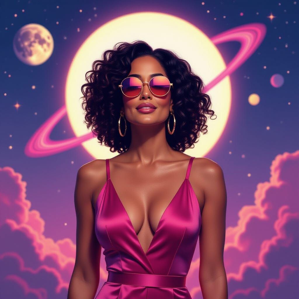 Tracee Ellis Ross in Afrofuturist Acid Jazz Dreamscape