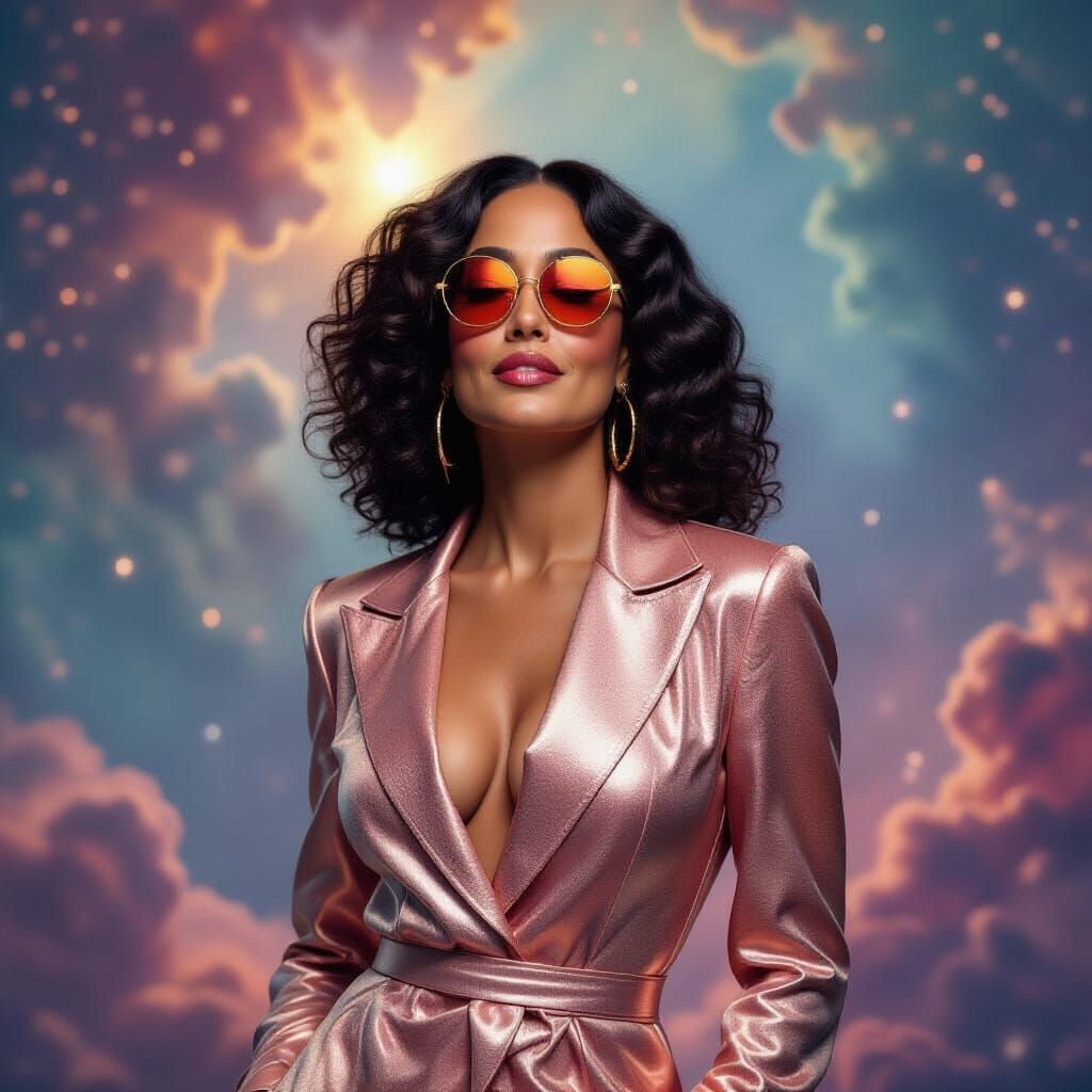 Tracee Ellis Ross in Cosmic Afrofuturist Art