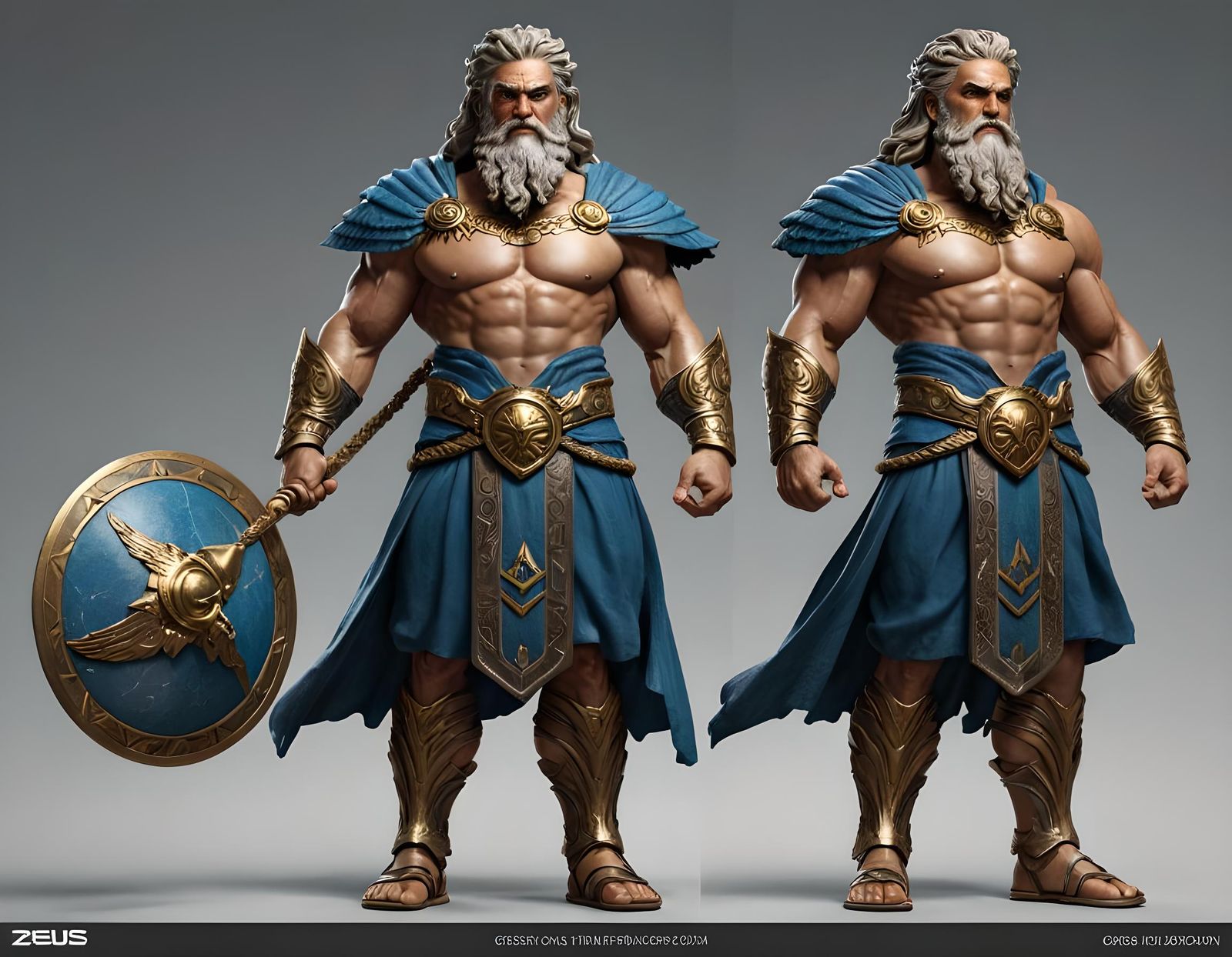 Detailed Studio Photo of Zeus on ArtStation