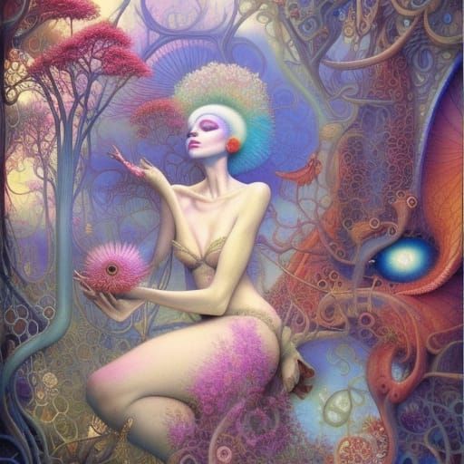 Psychedelic Surrealism Inspired by Visionary Art