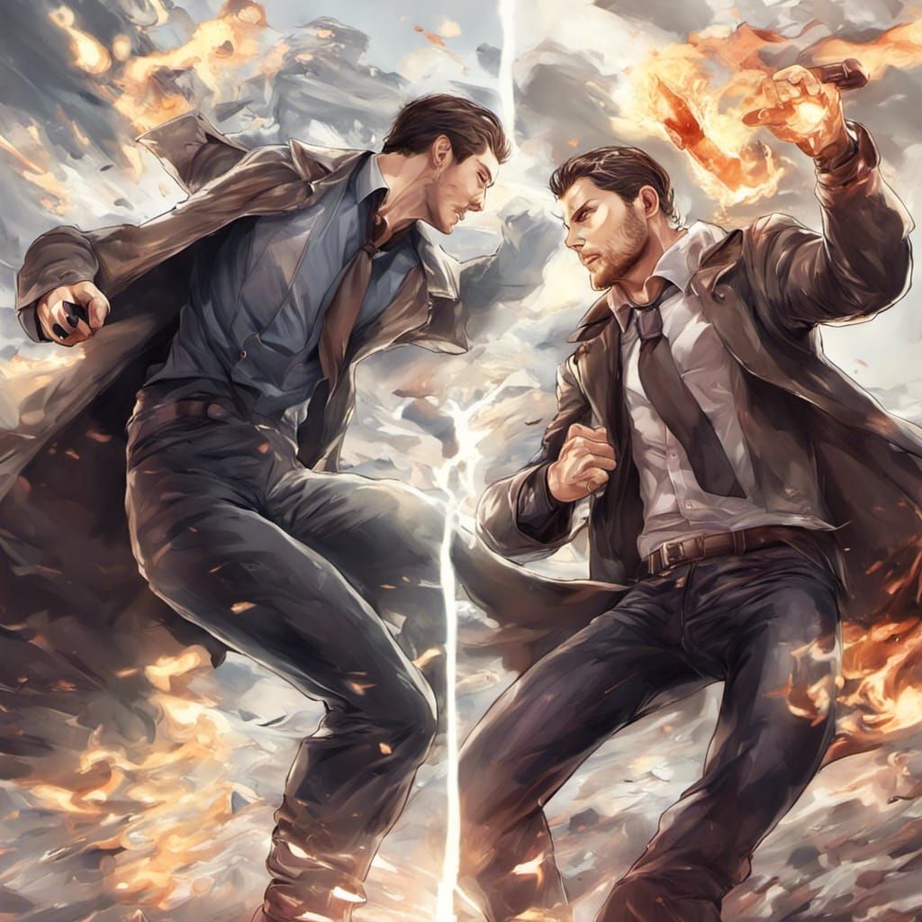 Anime Style Face-Off: Henry Cavil versus Jensen Ackles