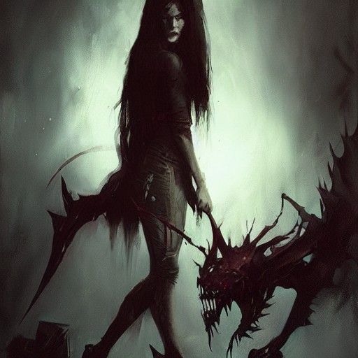 Sinister Blood Thirst Inspired by Fantasy Art