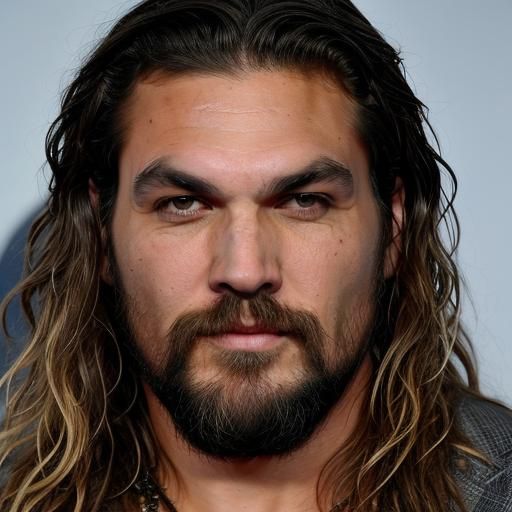 Realistic AI Portrait of Jason Momoa