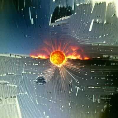 Alderaan's Fiery Destruction by Exploding Sun