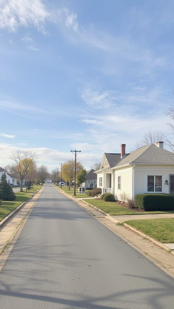 Idyllic Willow Drive in Frederica, Delaware