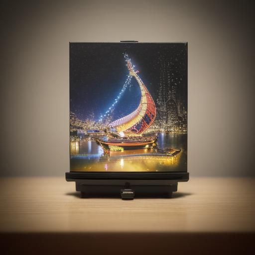 Chinese New Year Feast in Surrealist Style