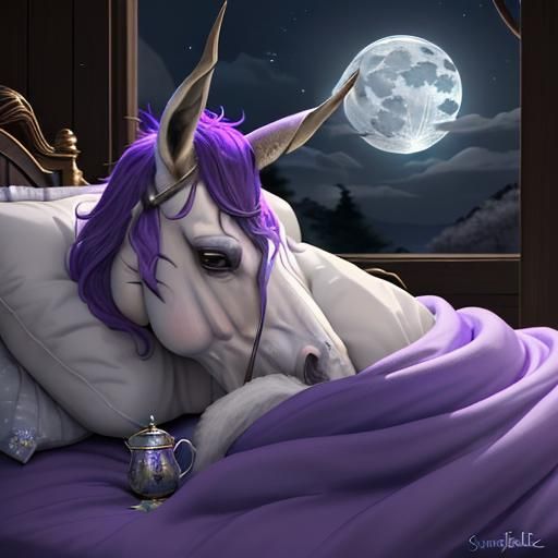 Sir Sparklehoof unbuckled his armor, the clinking echoing so...