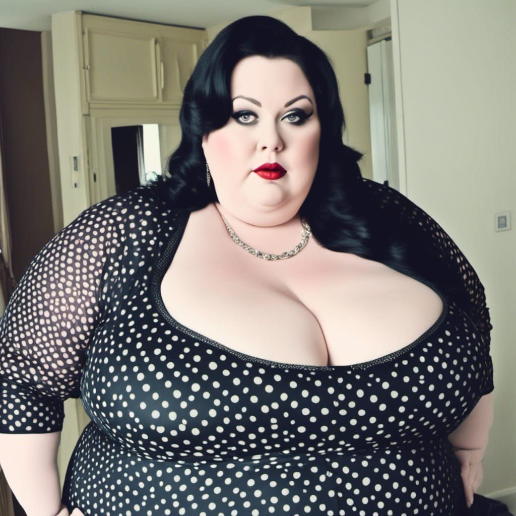 Close-Up of a Curvy Plus-Size Woman