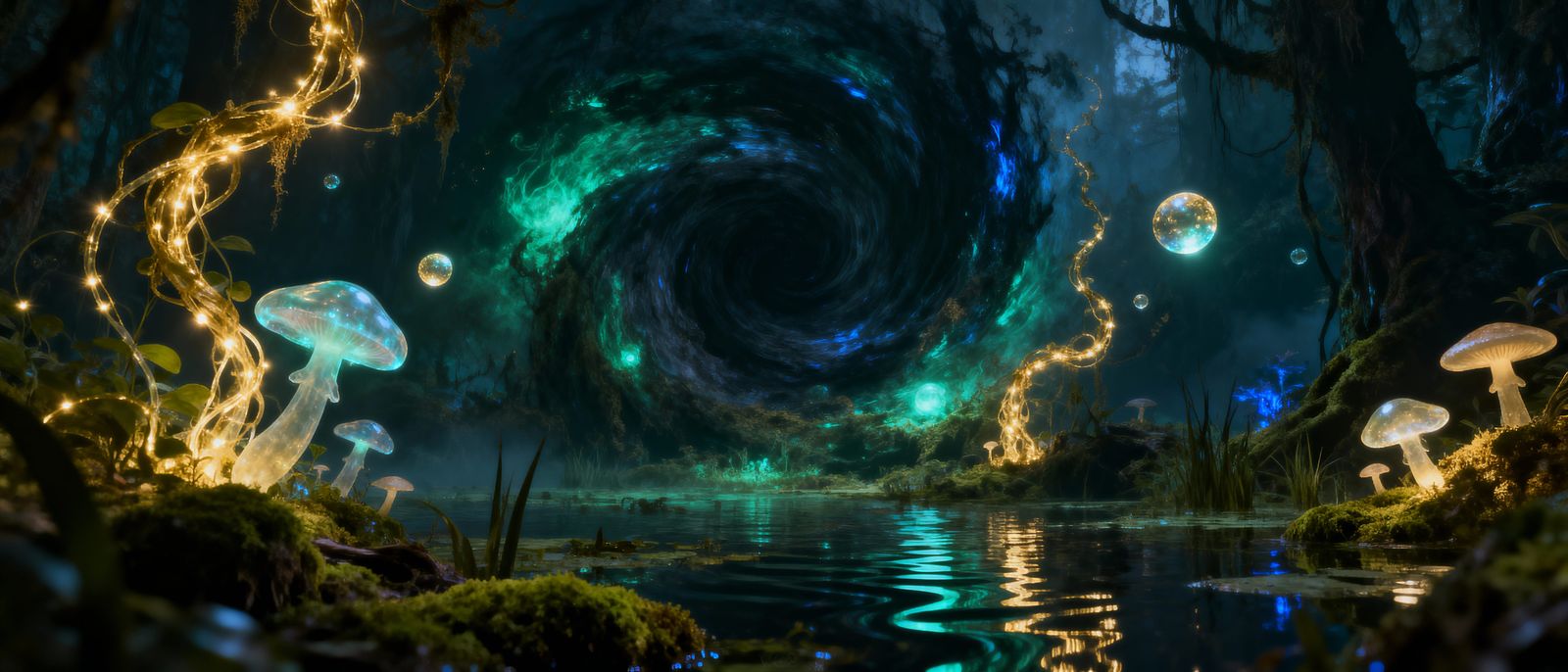 Enlightenment in a Mystical Swamp: Diamond Sutra Visualized