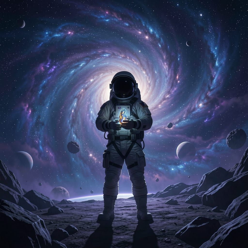 Astronaut Begins Journey Home from Exoplanet