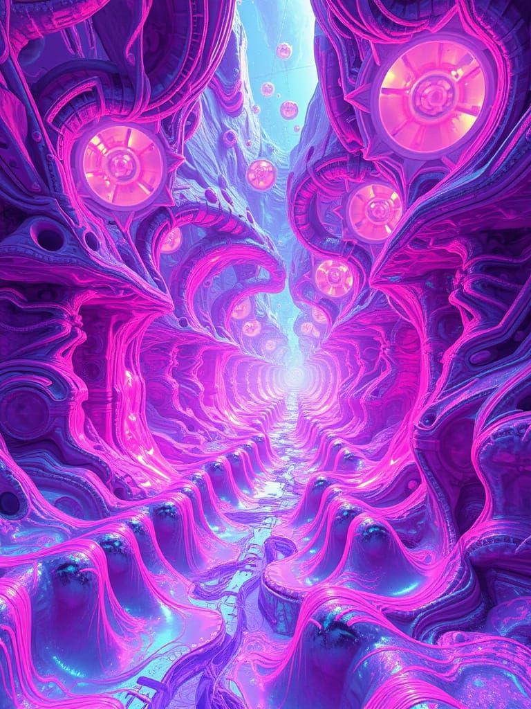 Dreamlike Cosmic Realm with Interwoven Dimensions