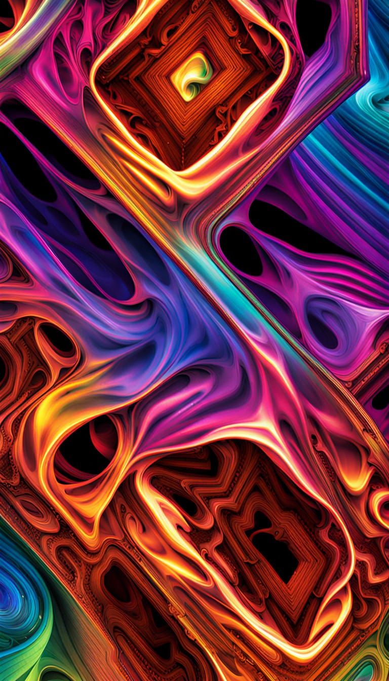 Illustrate Infinity as depth or Heights 
Using Micro- fracta...