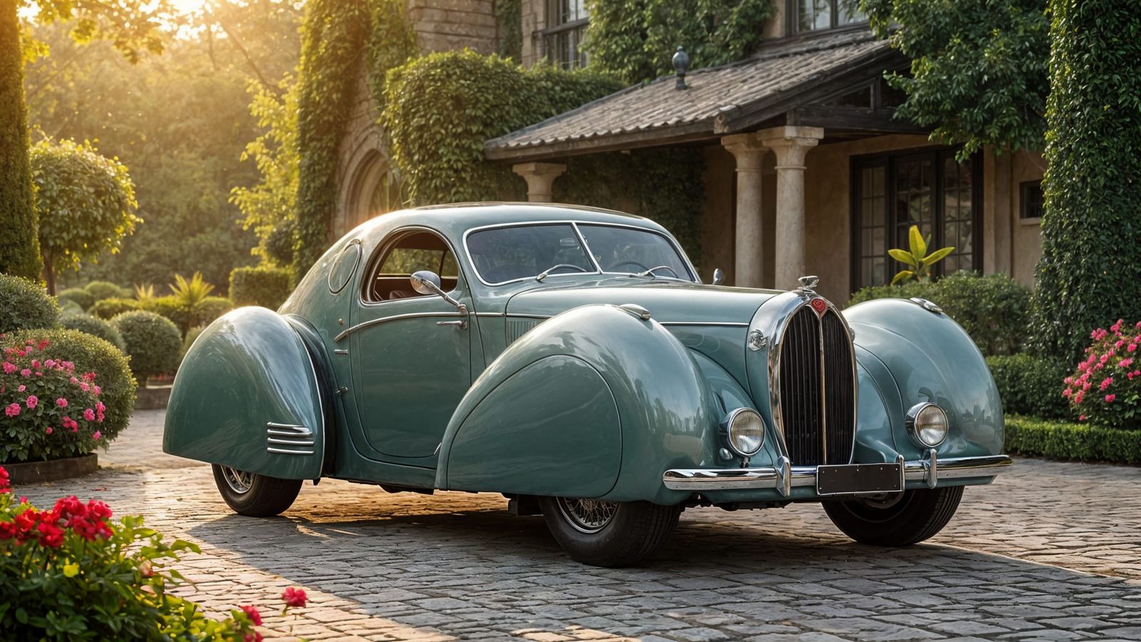 Elegant 1939 Bugatti T57 Coupé Concept