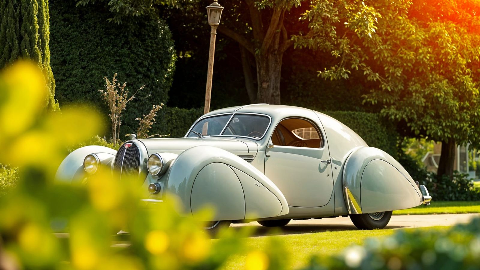 1939 Bugatti T57 Coupé Concept in Art Deco Elegance