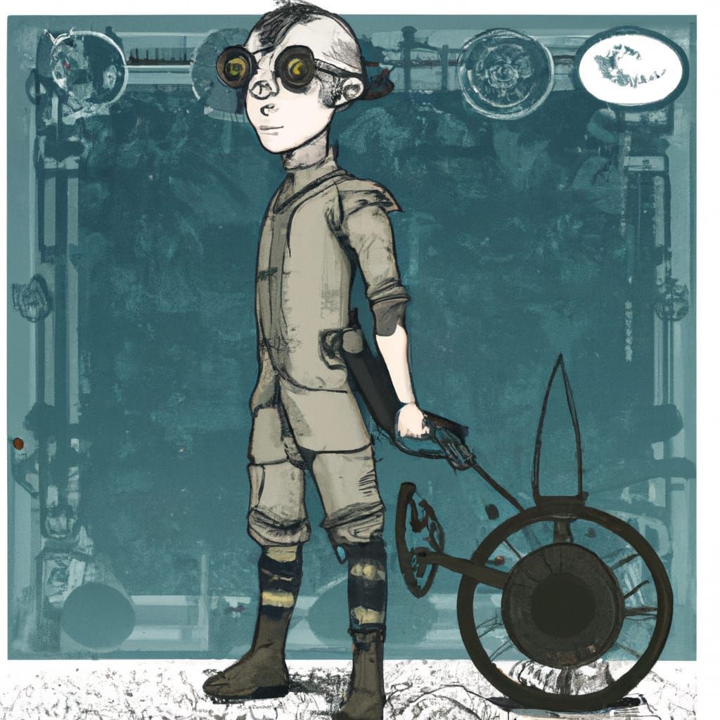 Steampunk Manga Art Inspired by Appleseed