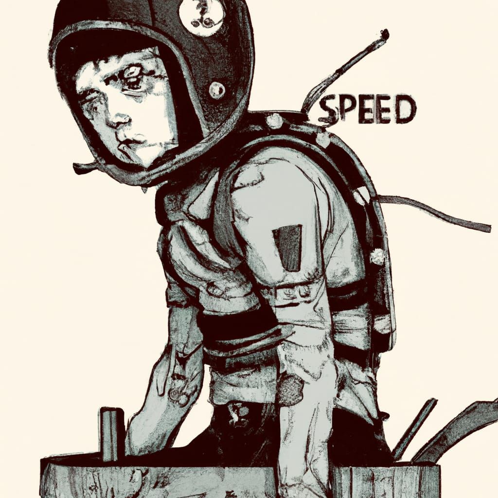 Steampunk Manga Illustration in Appleseed Style