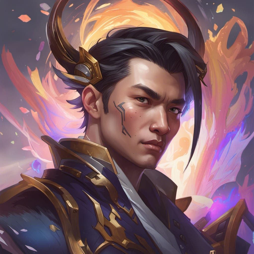 Changpeng Zhao as Dota 2 Hero: Artstation Portrait