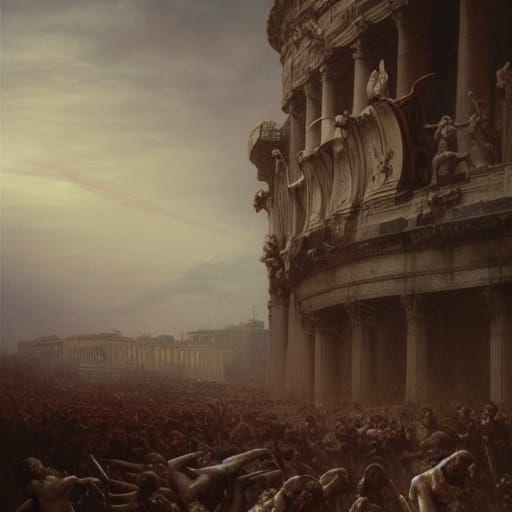 Romulus and Remus Fight: A Horror Scene