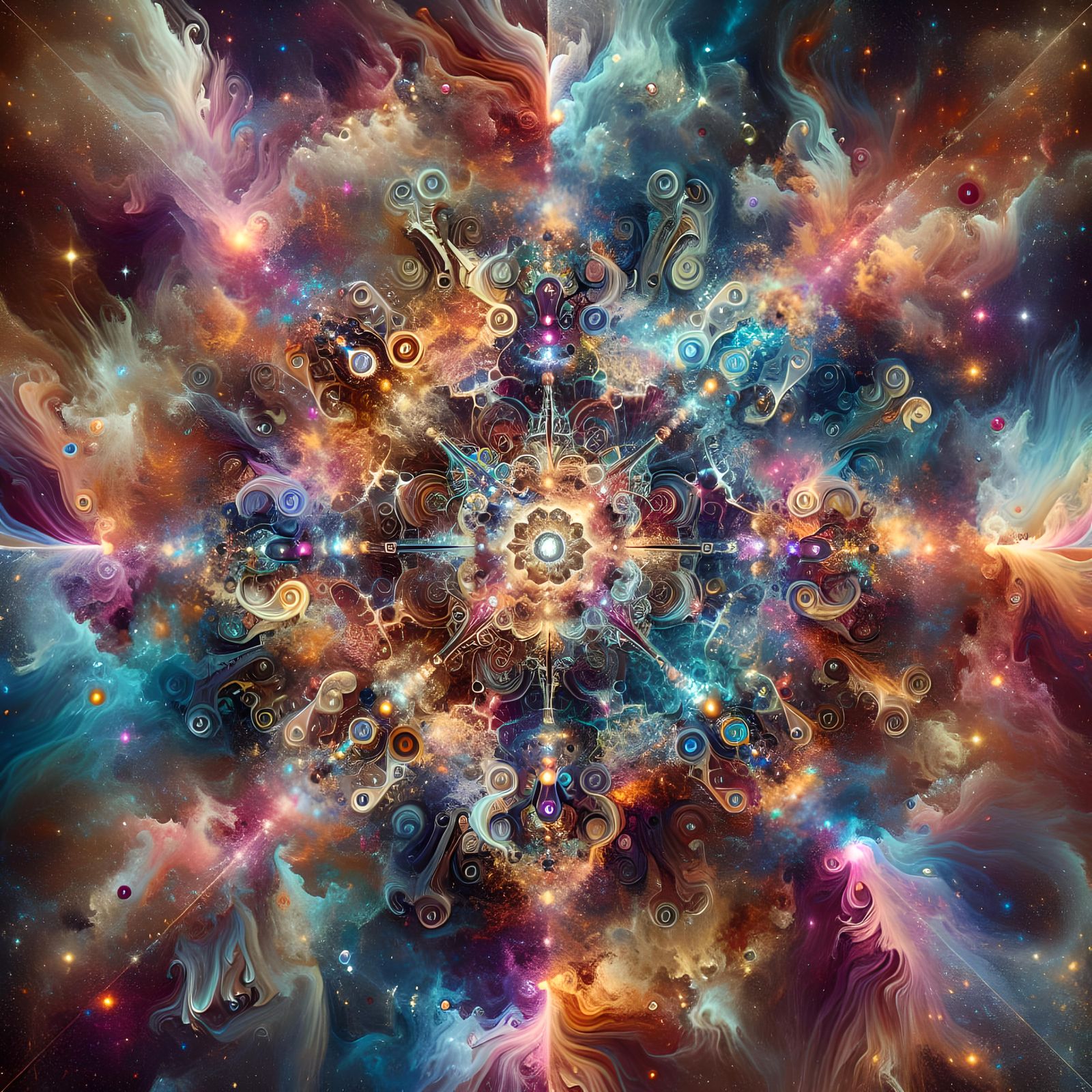 Holographic Cosmic Illustration in 8K Resolution