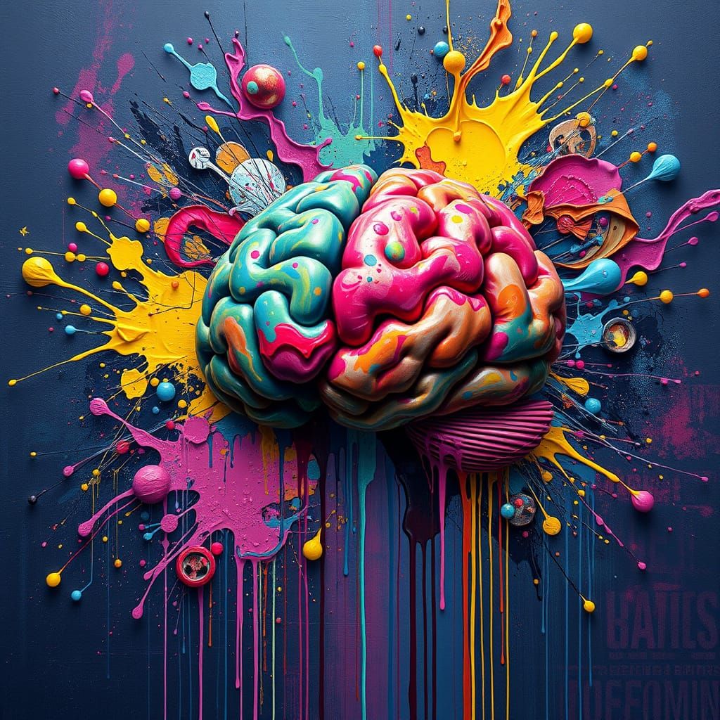 Fantastical Graffiti Art in Detailed Matte Painting