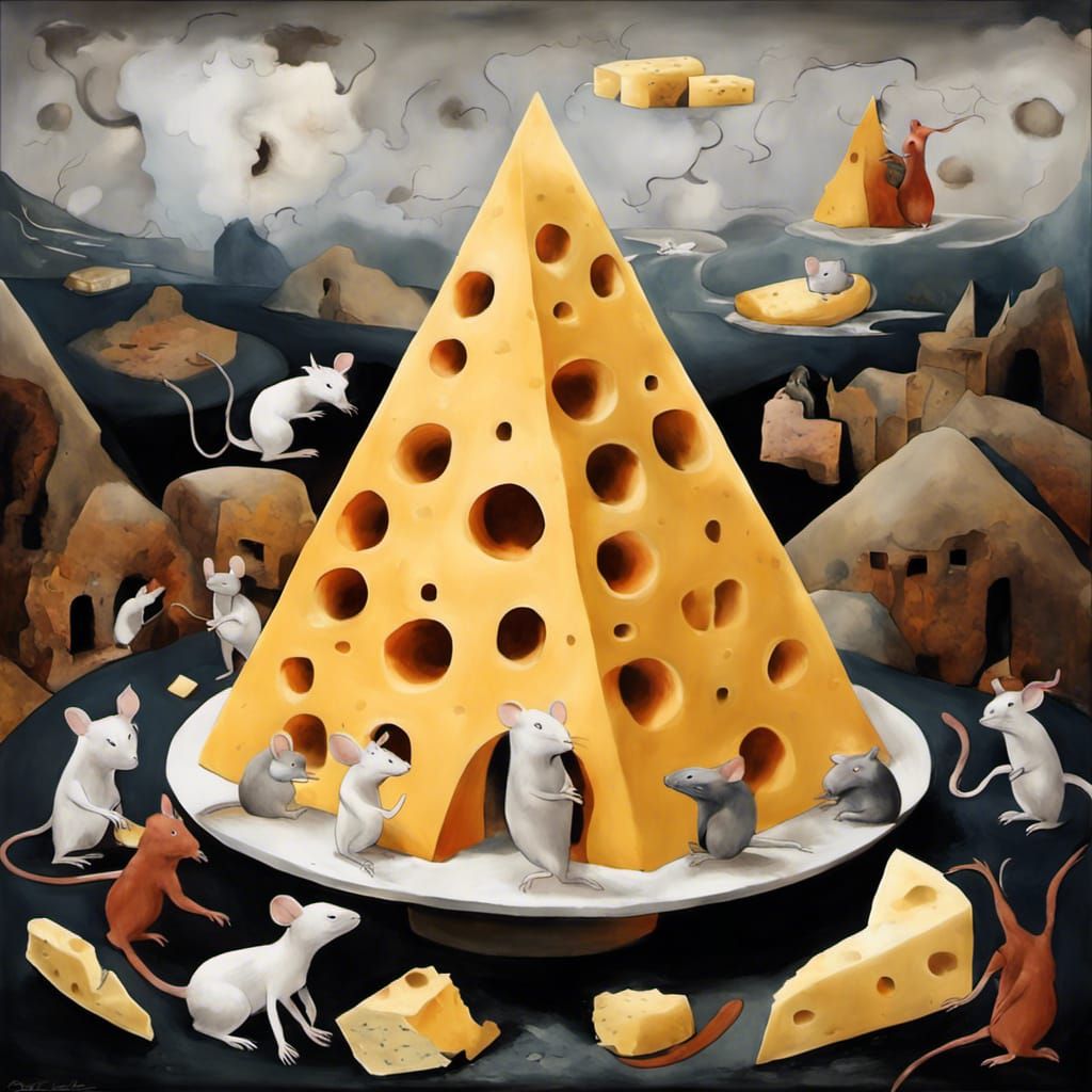 Native American  anthropomorphic mice , rodent creatures  in...