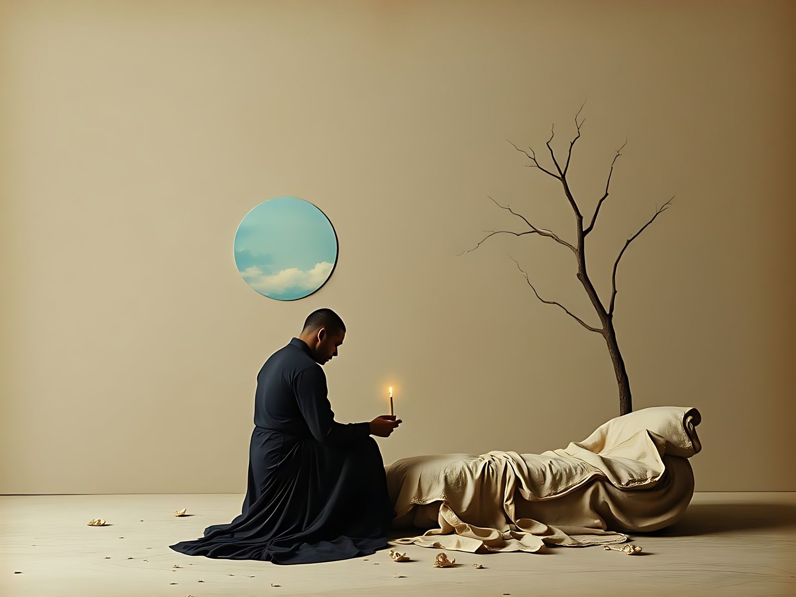 But a brief moment to mourn . . .