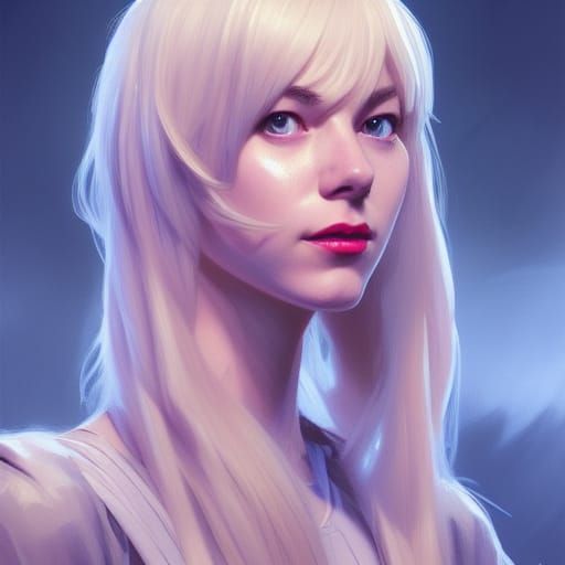 Gwen Stacy Portrait in Dynamic Lighting