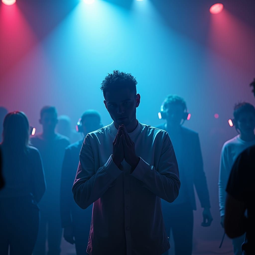 Berlin Techno Club: Startled Awareness in Film Noir Style