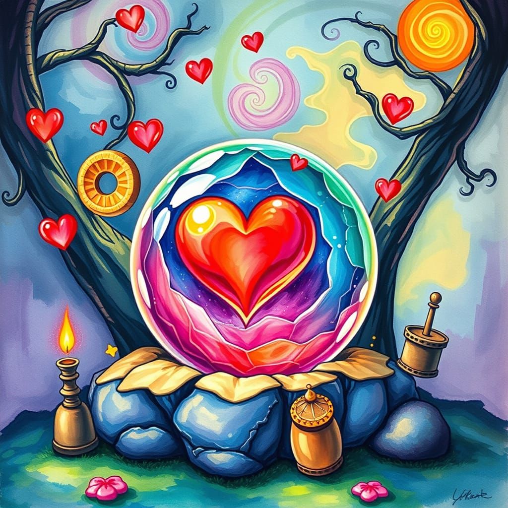 Sorcerer's Love Potion in Whimsical Wonderland