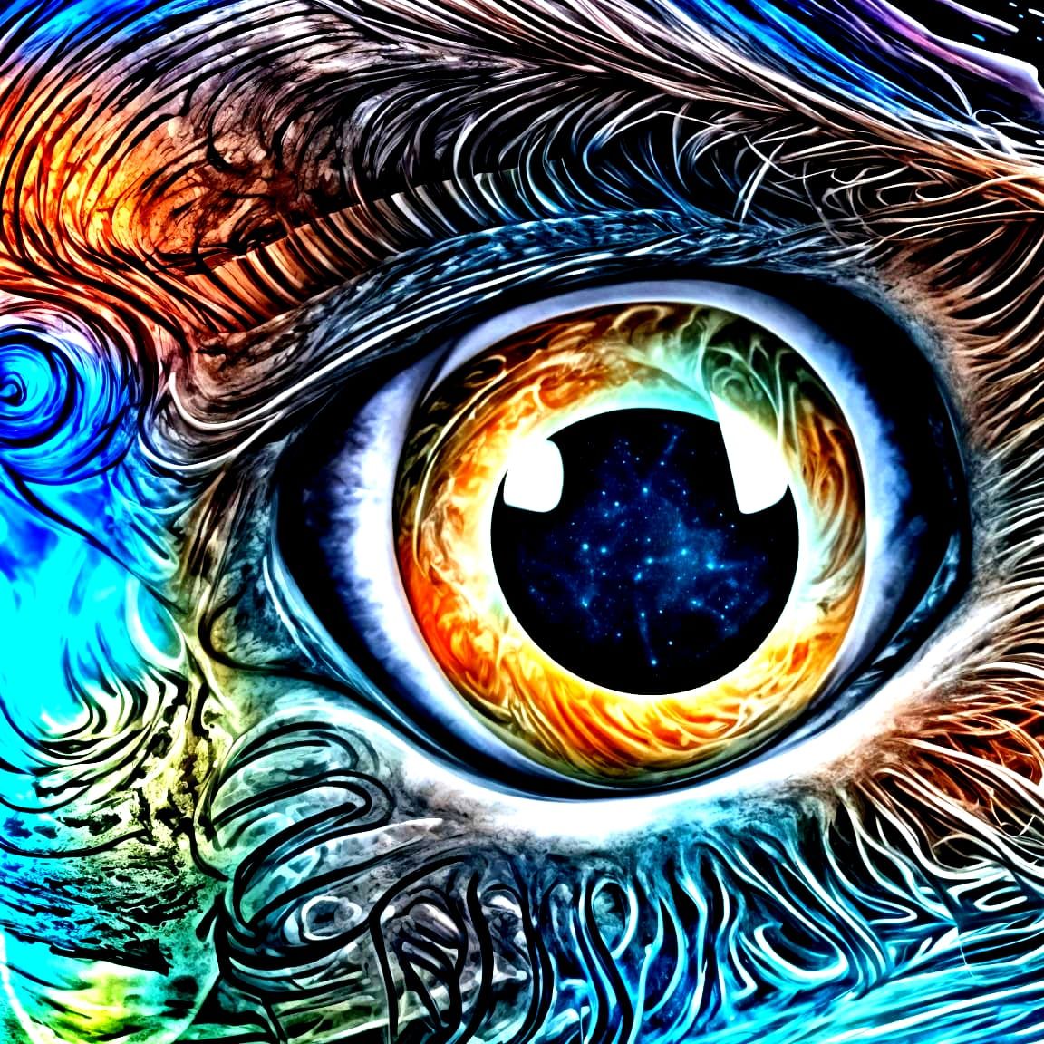 Abstract Eye Illustration
