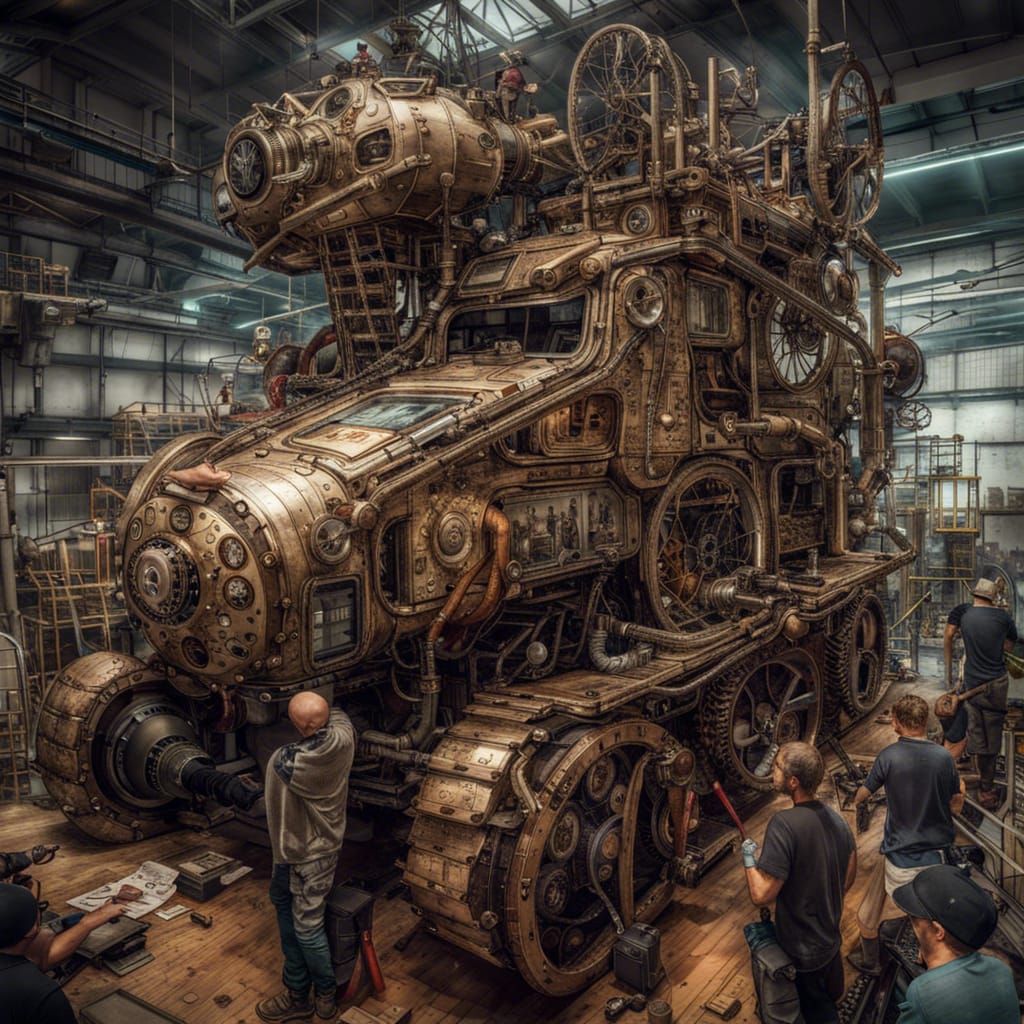 Steampunk Monster-Machine
