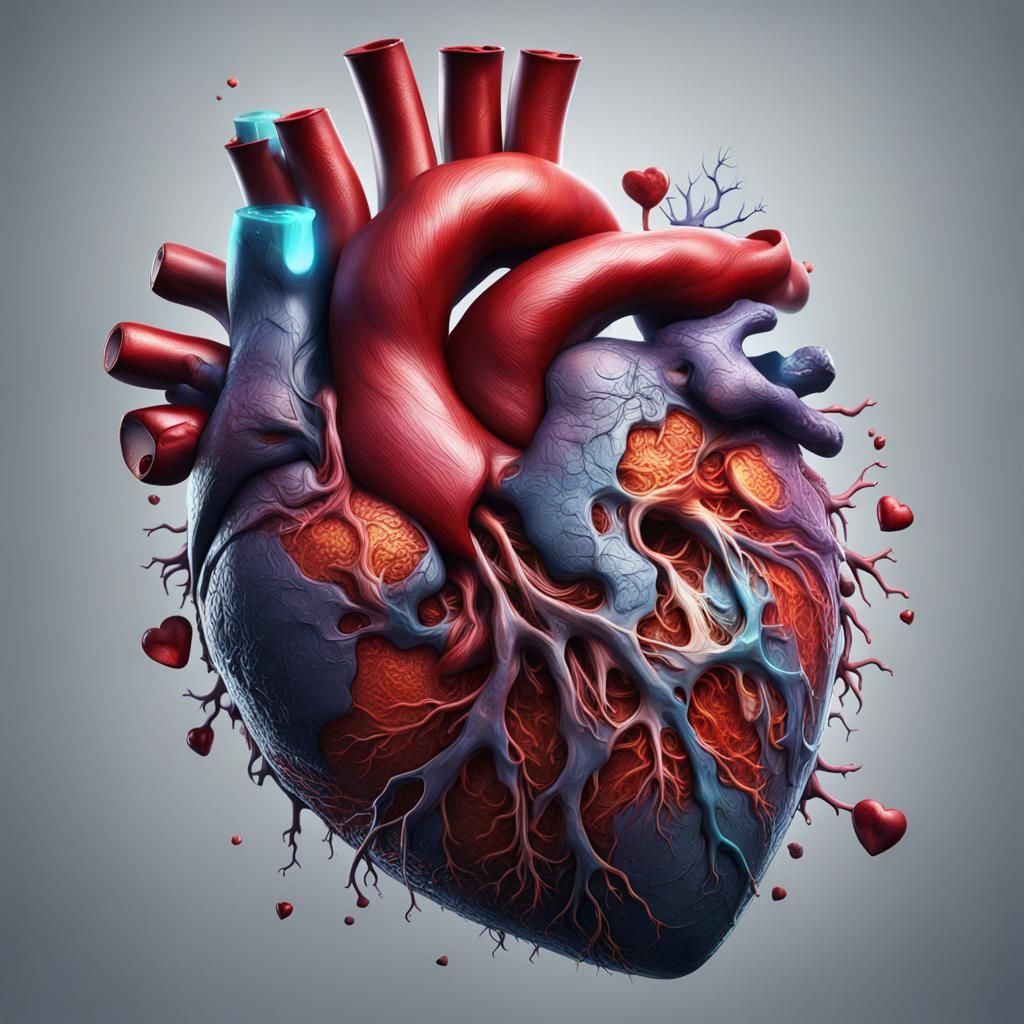 Heart Anatomy: Digoxin Toxicity in Detailed Matte Painting