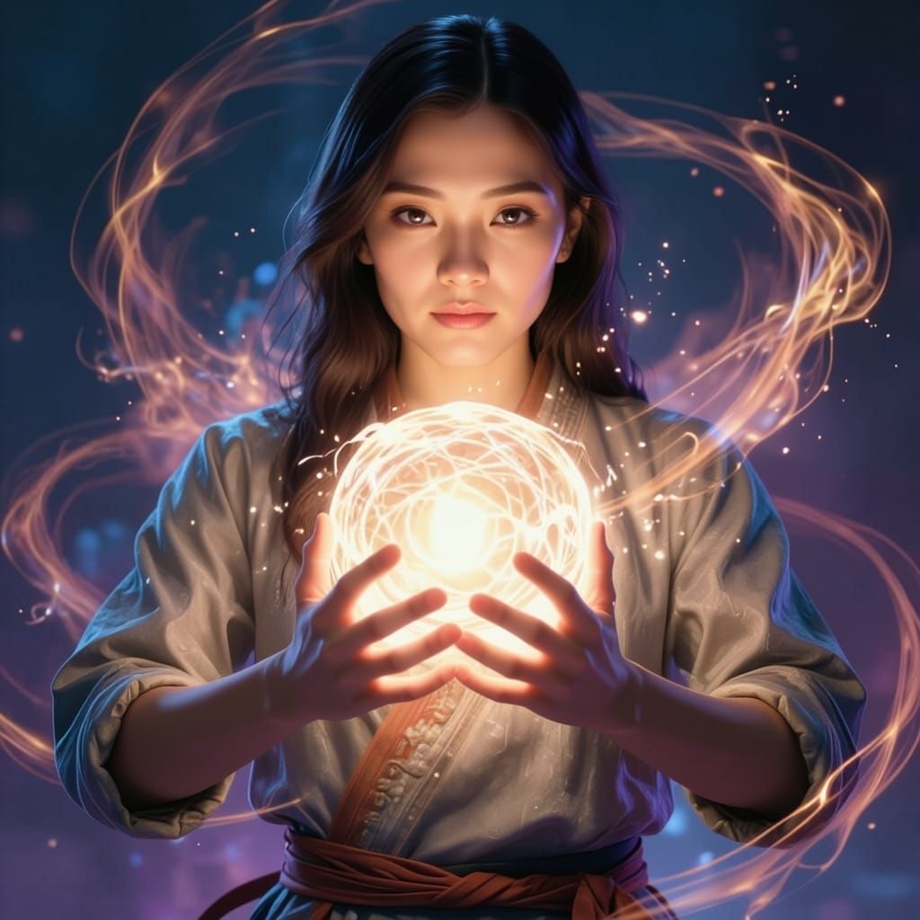 Man Forms Powerful Energy Ball