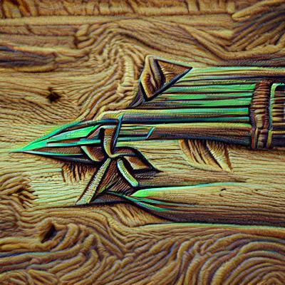 AI Generated Image of an Arrow