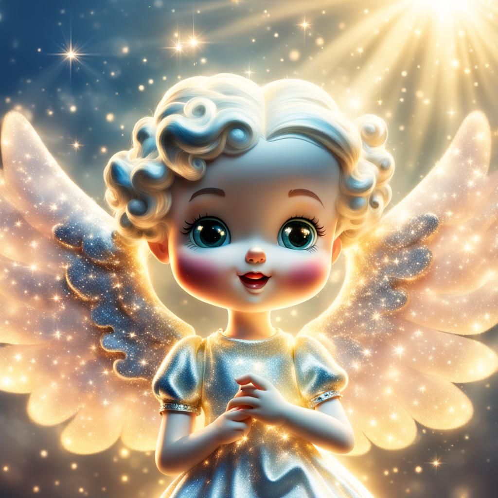 Angel Betty Boop in Divine Sunshine