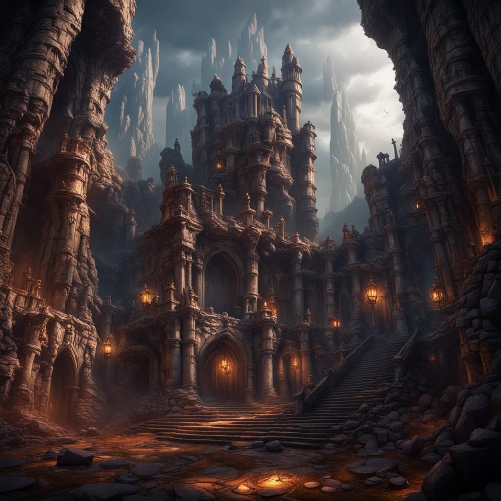 Transition to a Permanent Realm in Detailed Matte Painting
