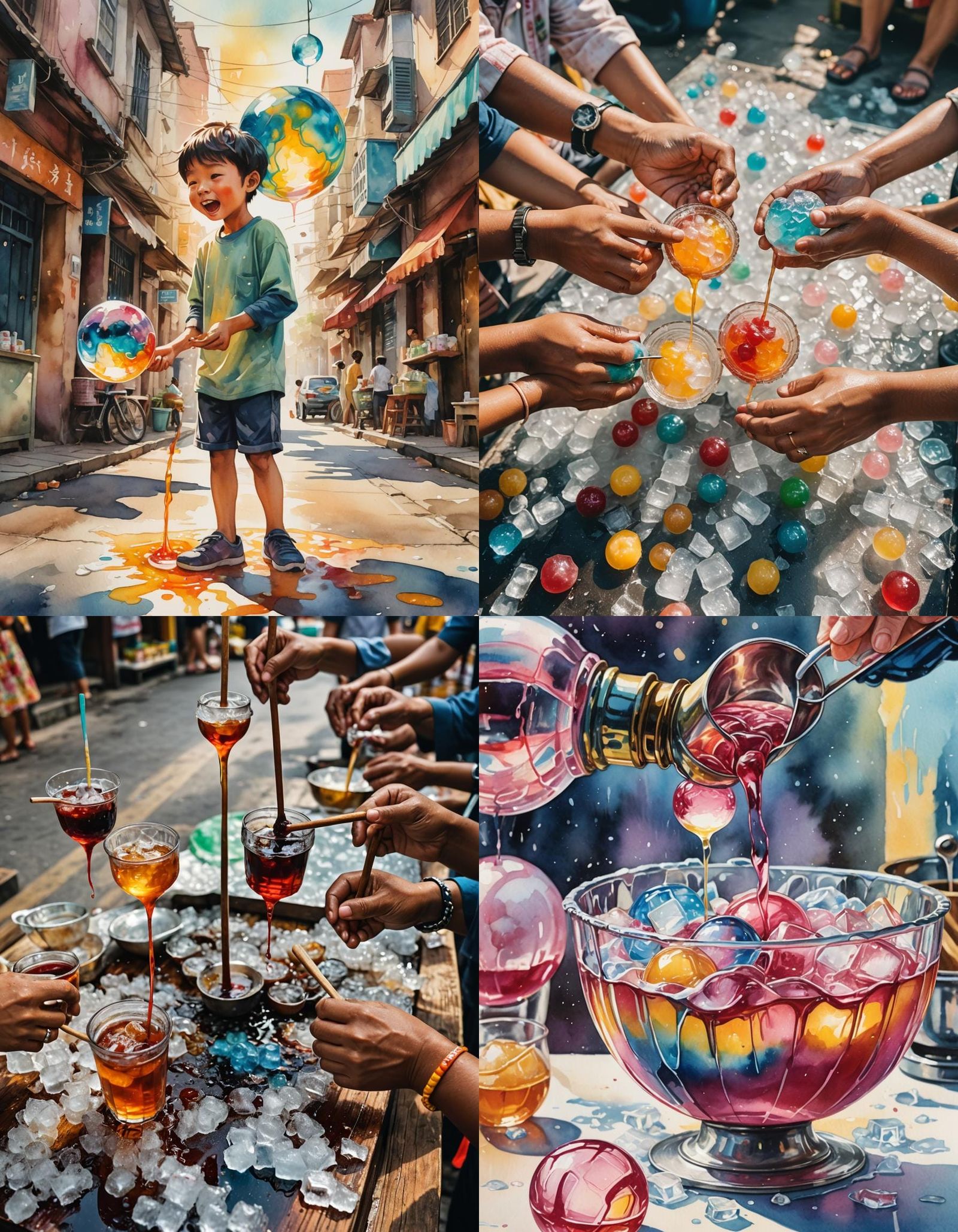 Nostalgic Malaysian Ice Ball Treat