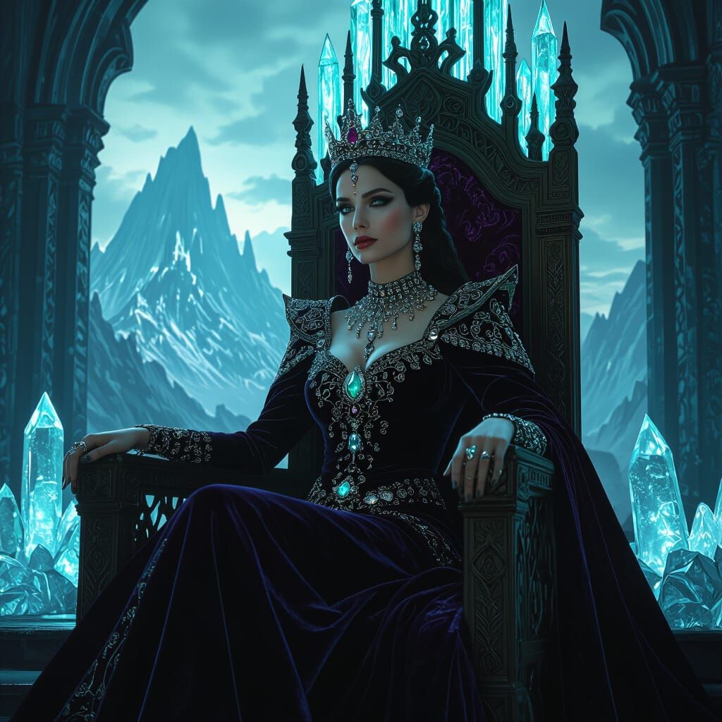 Regal Queen in a Mountain Kingdom