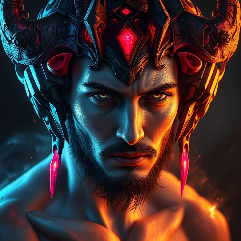 Detailed Portrait of Temporal Lobe in Unreal Engine