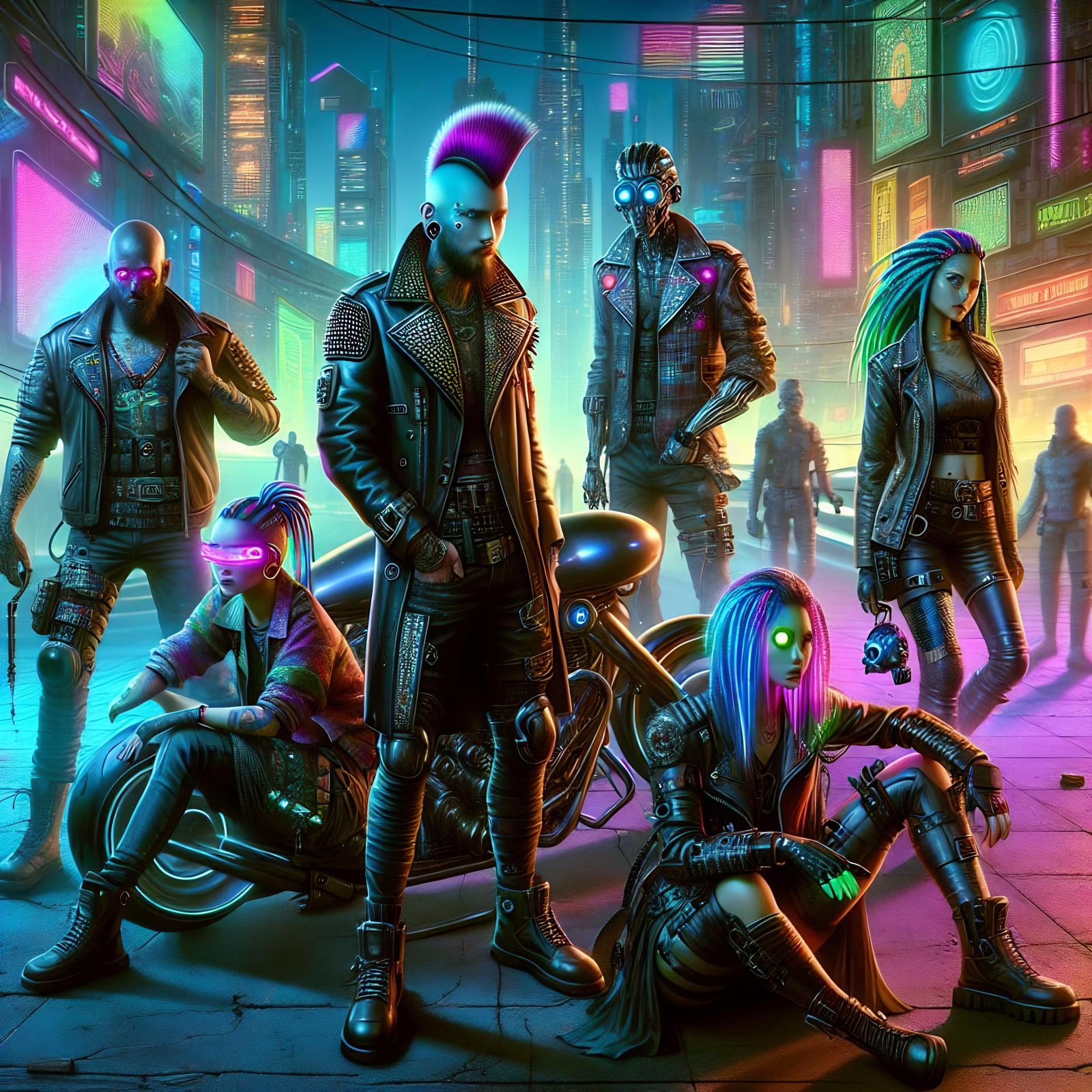 Cyberpunk Gang
