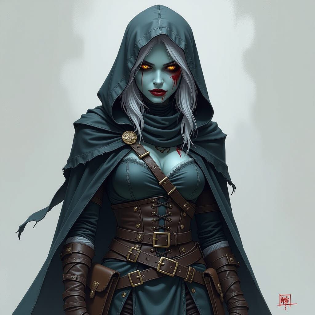 Darakhul Ghoul Halfling Zombie in Old School D&D Style